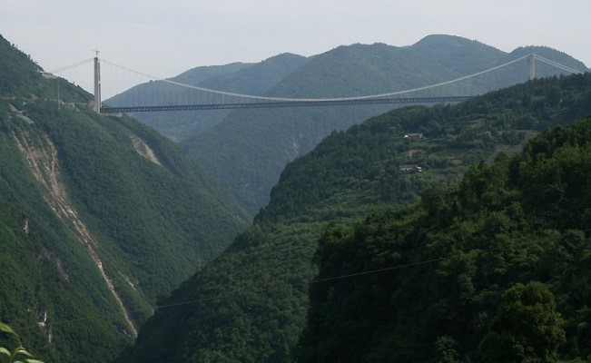 The Bailey Bridge is the highest bridge in the world