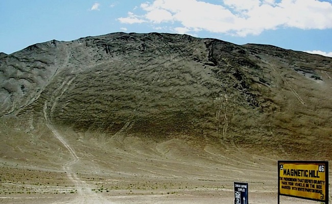 Ladakh is home to the Mystical Magnetic Hill